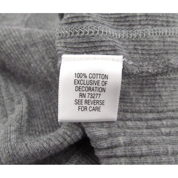 Womens T-Shirt Bundle Large Wear It Declare It Black Tee Gray Ribbed Henley Y2K - Picture 11 of 16